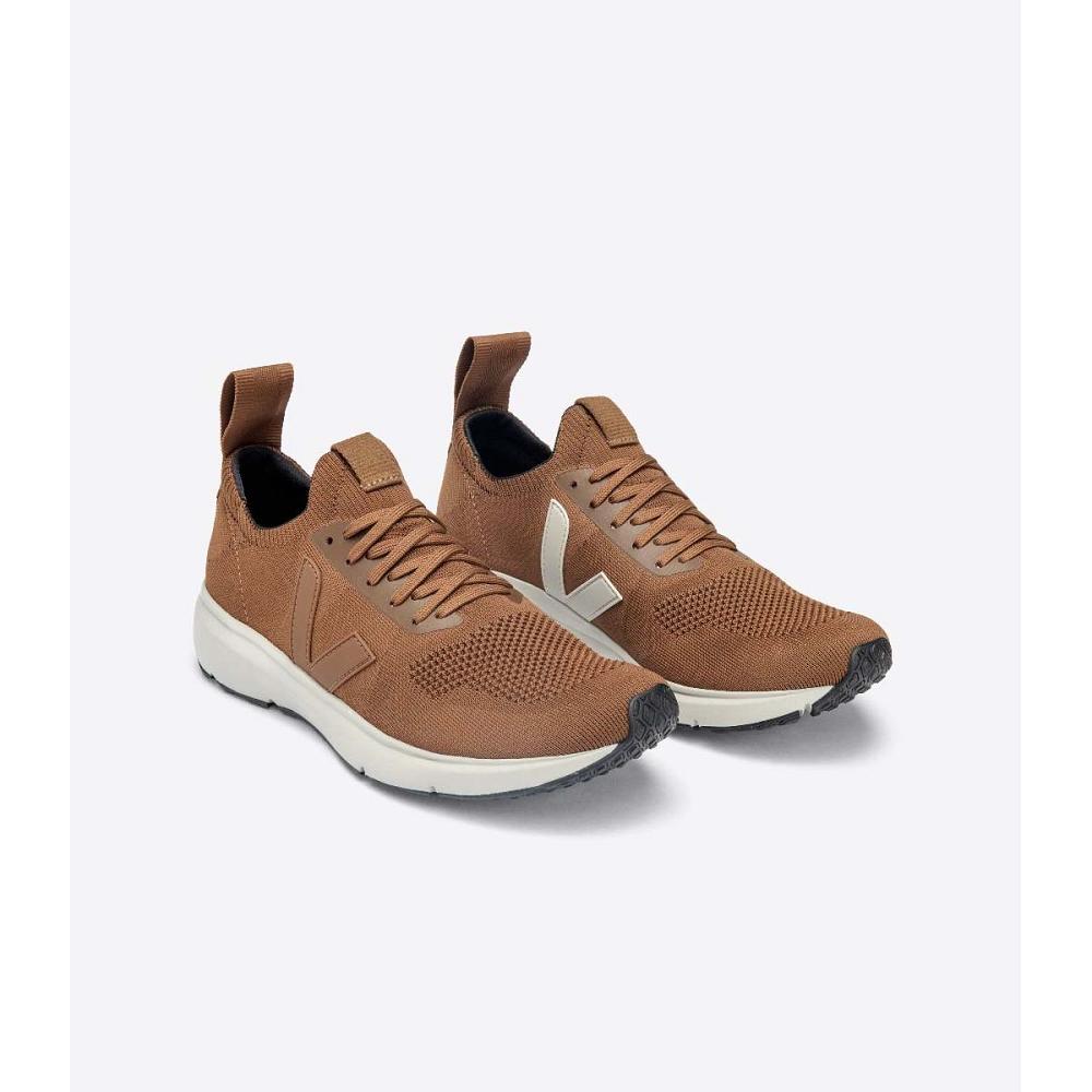 Veja RUNNER STYLE 2 V-KNIT RICK OWENS Men's Shoes Orange | NZ 263PJJ